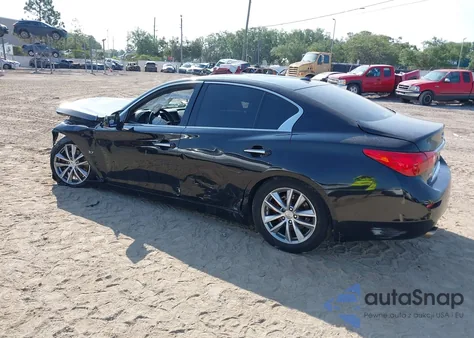 2015 Infiniti Q50 Premium из США, поврежденный, VIN JN1BV7AR2FM409217